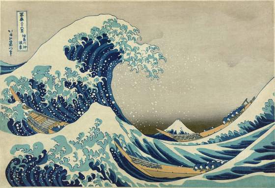 Hokusai's Great Wave off Kanagawa