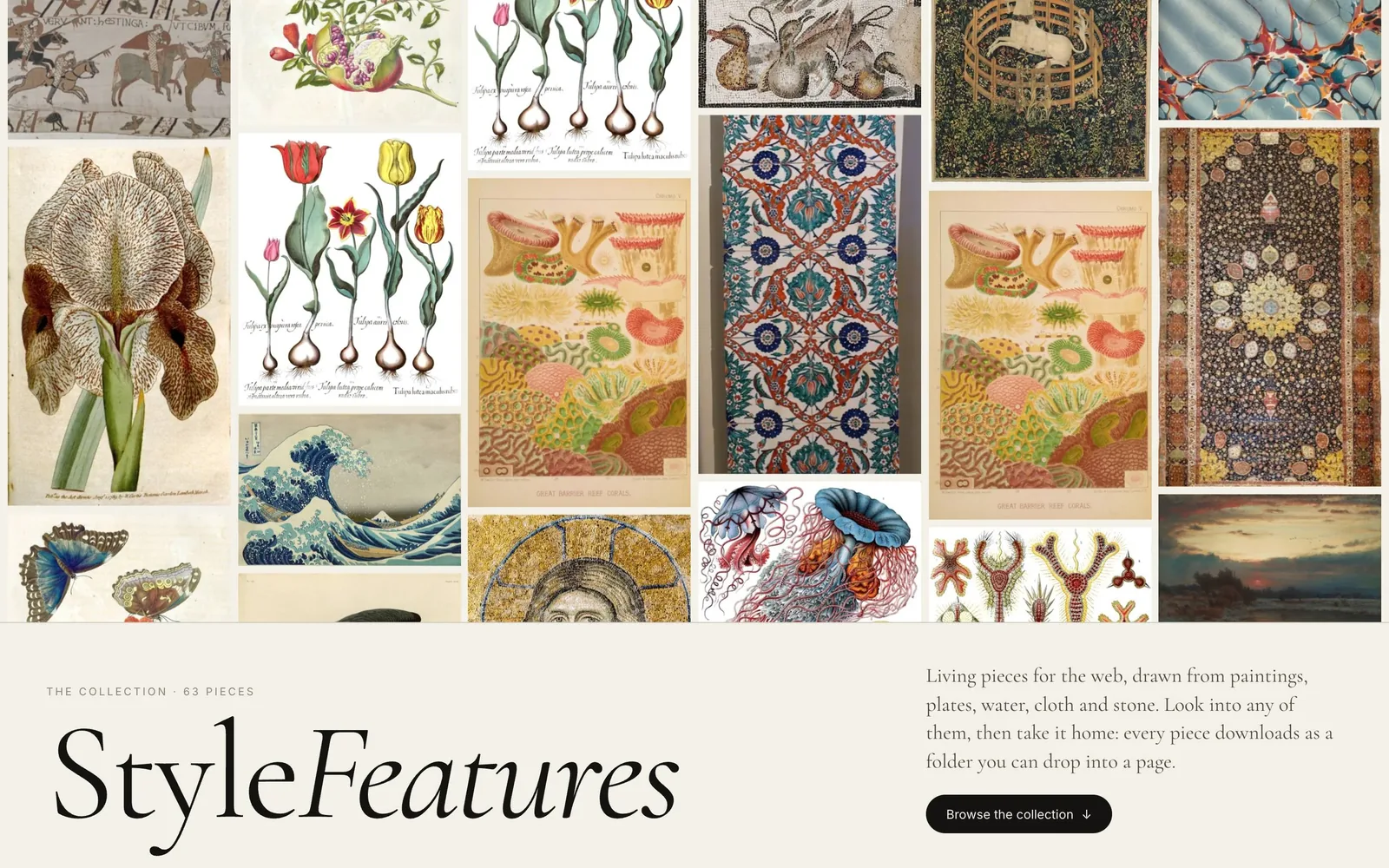 The StyleFeatures site